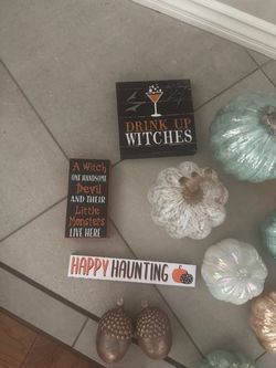 Halloween/fall decor