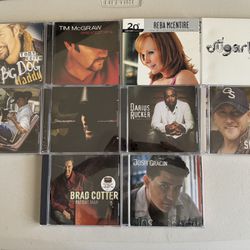 Lot of 10 Various Country CD’s