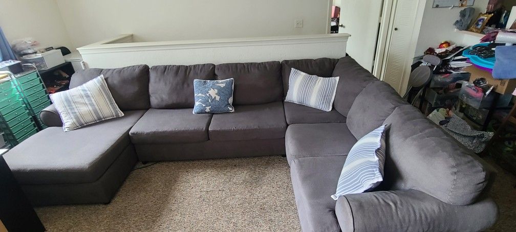 Gray Sectional Couch