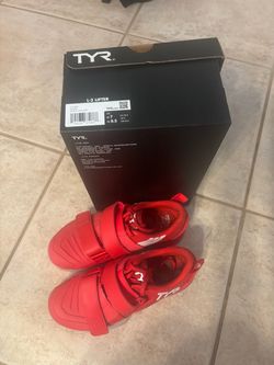 TYR L-2 Lifter Red M/W Weightlifting Shoes Size 7/8.5