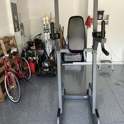 XMark VKR Vertical Knee Raise with Dip and Pull-up Station Power Tower