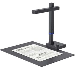 CZUR Shine 500 Pro Smart Portable Document Scanner, USB Book Scanner with OCR Auto-Flatten & Deskew, Document Camera for Desktop/Laptop, Size A3
