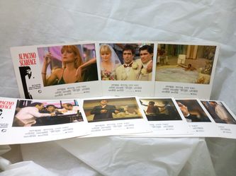 COLLECTIBLE 1983 SCARFACE MOVIE POSTERS 8 X 11 (SET OF 8)