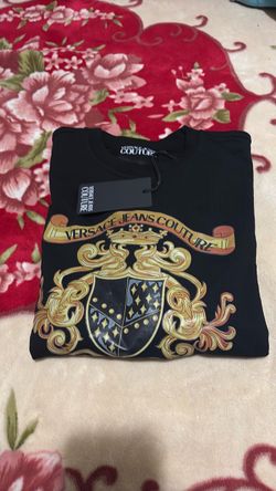 Versace Jeans Couture Black Graphic T-Shirt