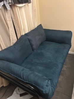 Turquoise blue futon twin bed size