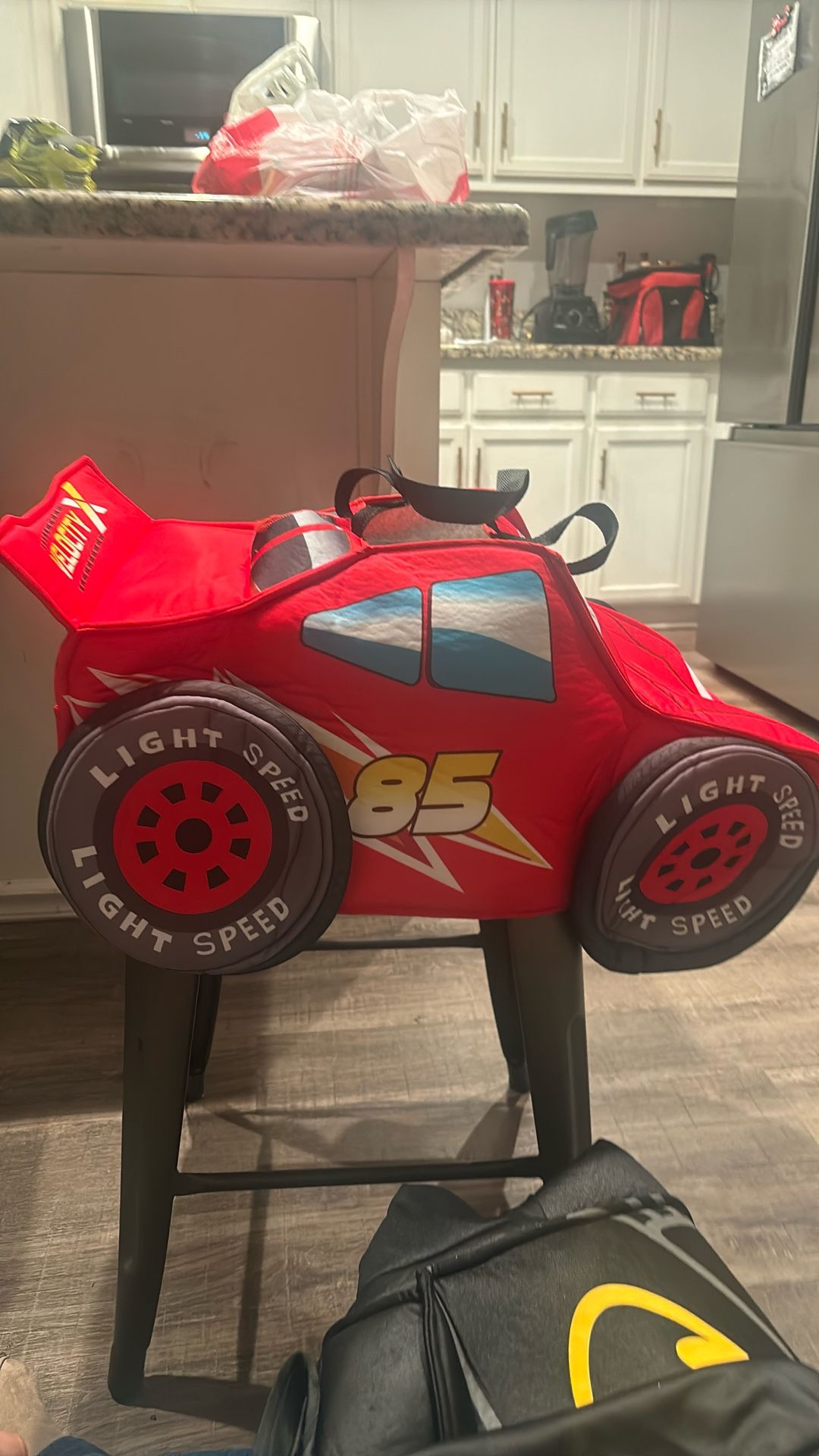 Lightning McQueen car costume