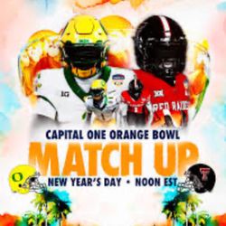 Orange Bowl Texas Tech Versus Oregon