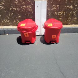 Biohazard Trash Cans