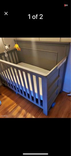 Baby crib and mattress
