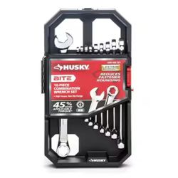 Husky BITE Metric Combination Wrench Set (10-Piece
