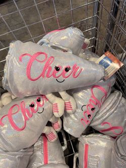Cheer Megaphone Plush Stuffed Toy Brand New With Tags
