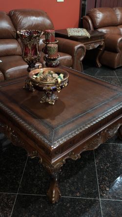 Coffee table and 2 end tables