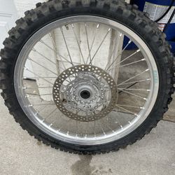 Motocross  Rim And Tire 