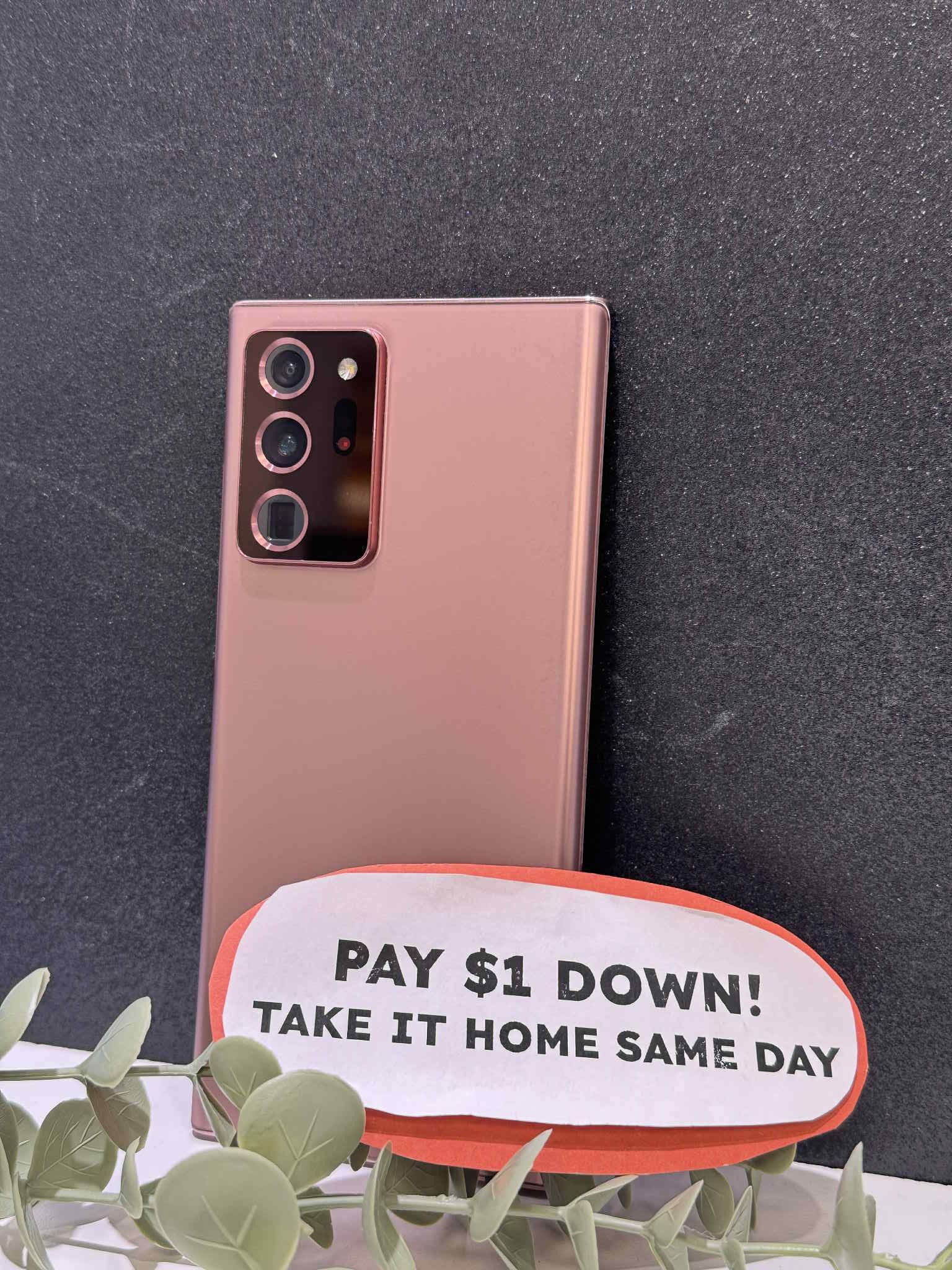 Samsung Galaxy Note 20 Ultra - Pay $5 DOWN AVAILABLE - NO CREDIT NEEDED