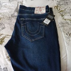 True Religion Men Jeans 38x32L  New