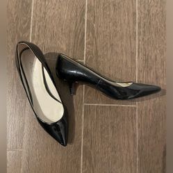 Aldo Black Leather Kitten Heel Pumps size 7 