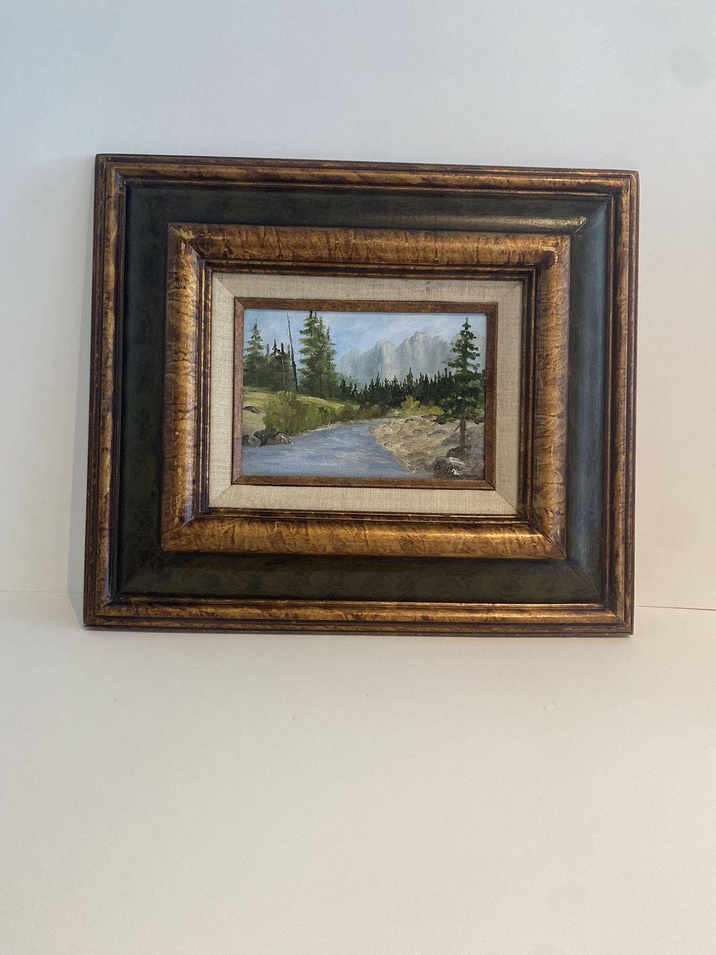 Vintage Art On Canvas