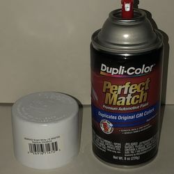 NEW Duplicolor Perfect Match, Gloss White Paint, 8 oz Dupli-Color Dupli-Color