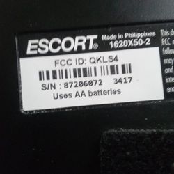 Radar Detector Escort S4. Solo