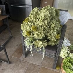Hydrangeas in White, Sage, varied green tones . hundreds for $500