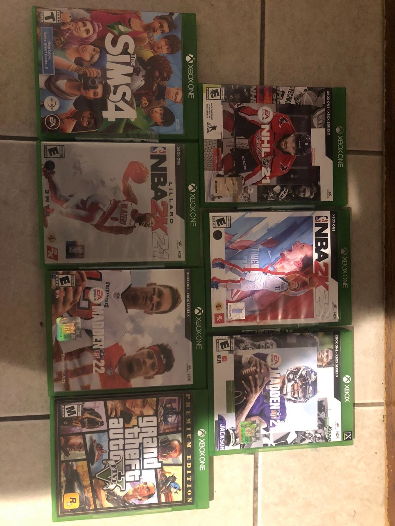 Xbox One Console And 7 Games