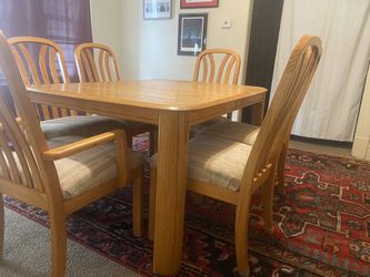 Dining Table Wood Wooden Holiday