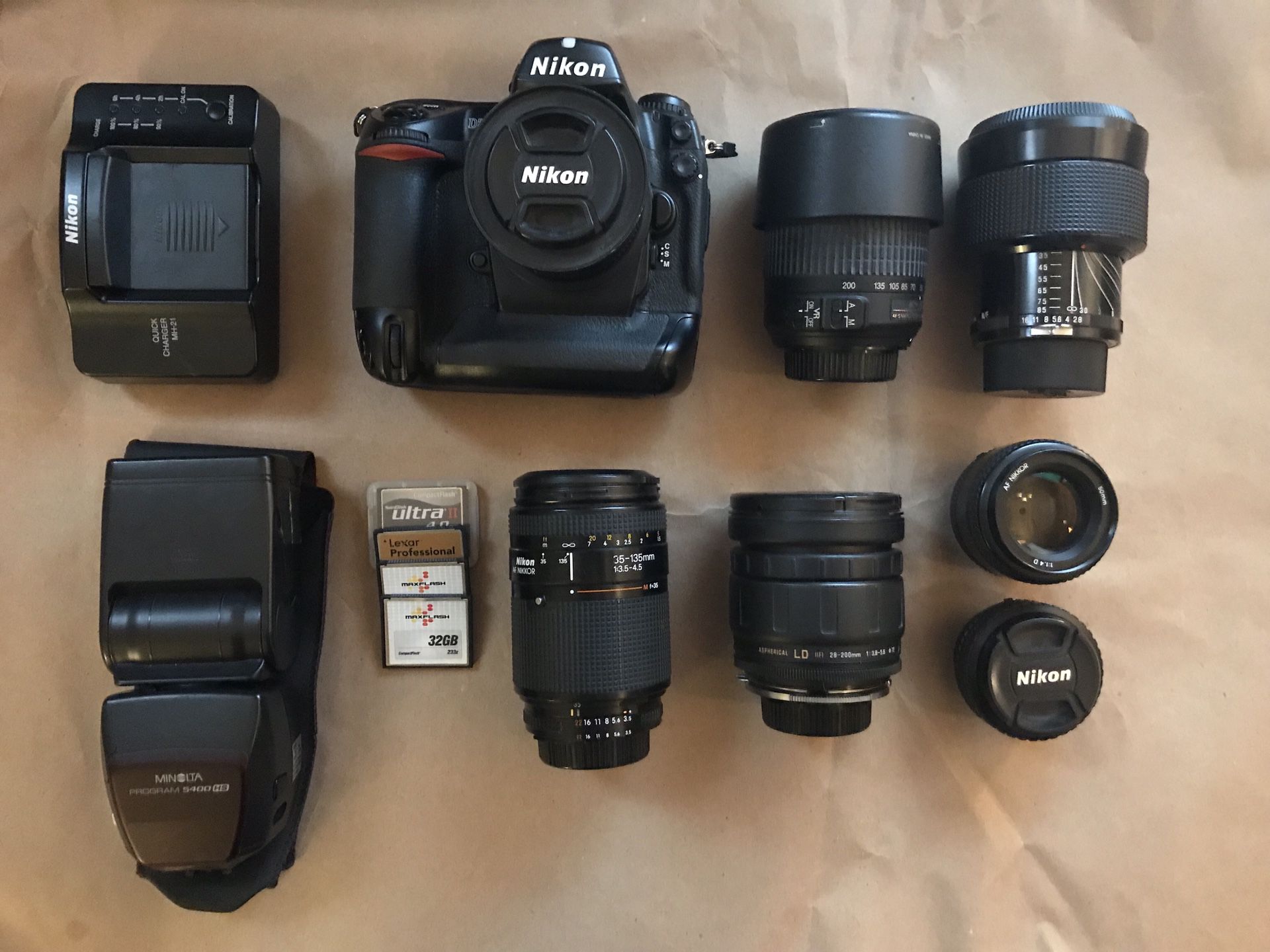 Wanting to trade Nikon D2x Kit (7 lenses) for mini bike
