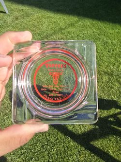 Toppers Steak House Ashtray