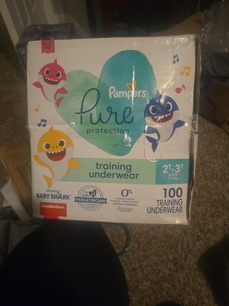 pure pampers training underwear