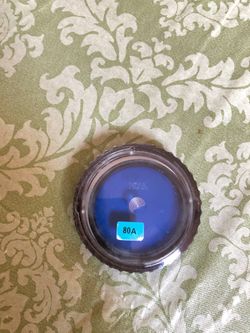 Lens filter blue 80a 52mm