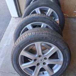 17in Honda Oem Weels And All Season Tires 