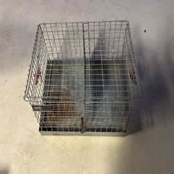 Small Animal(bunny) Travel Crate W Feeders