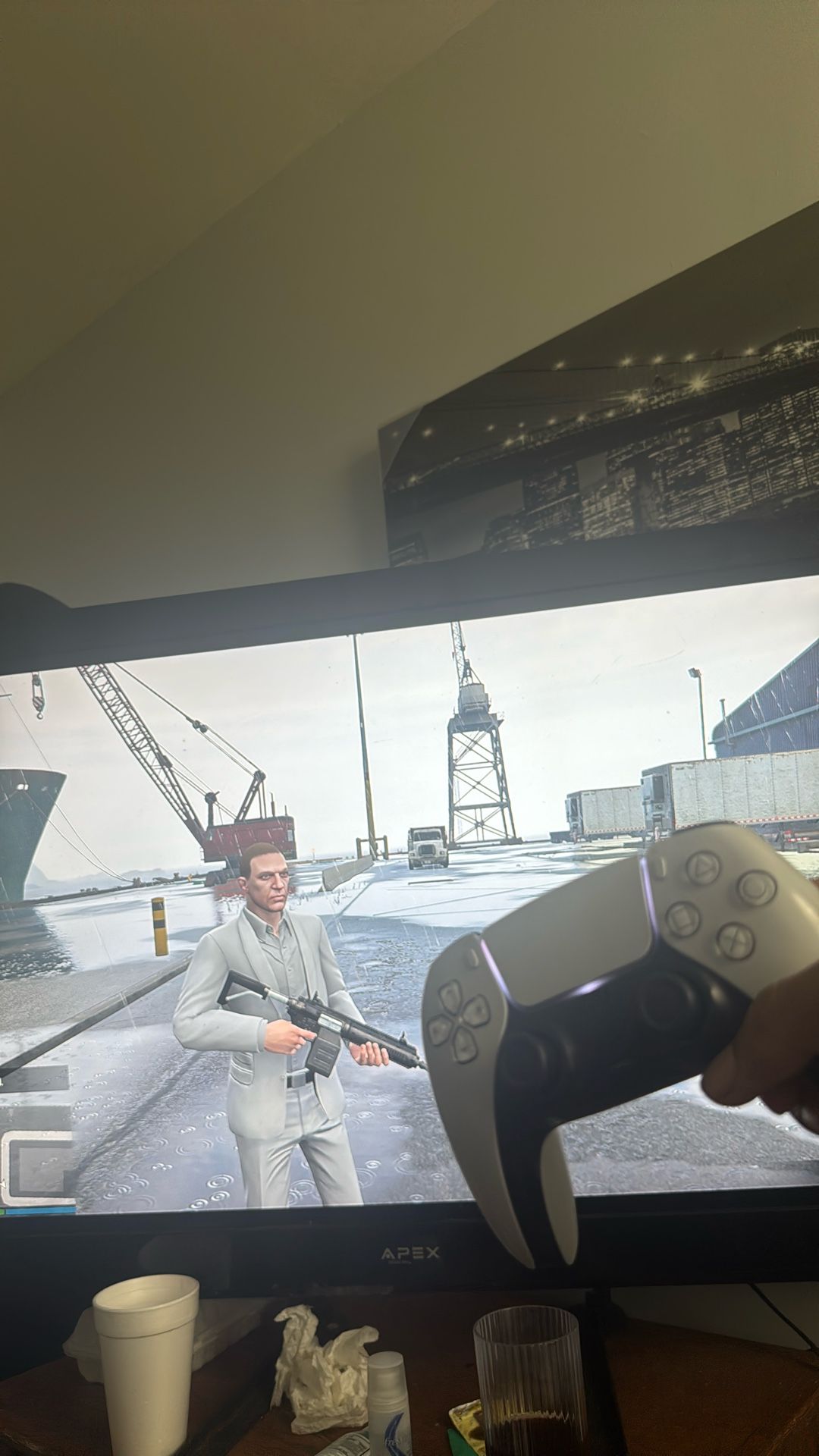 White Ps5 Controller