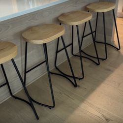 Wooden Bar Stools