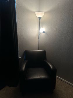 Chair and lamp