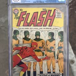Flash #105 (1959) CGC 1.0 — 1st SA Flash in Own Title; 1st Mirror Master 