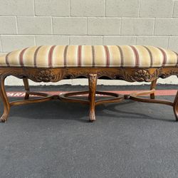 Italian Wood Frame Bench
