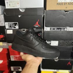 Nike Air Force 1 Low Black size 9  USED But Clean