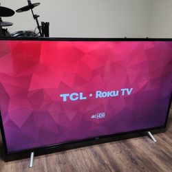 TCL 55" Class 4-Series 4K UHD HDR Roku Smart TV with Remote
