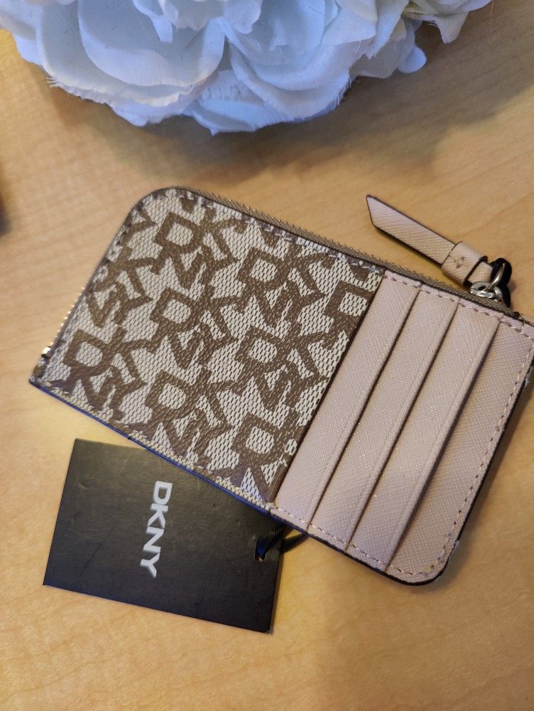 DKNY Credit Card Wallet Holder Small Money Purse