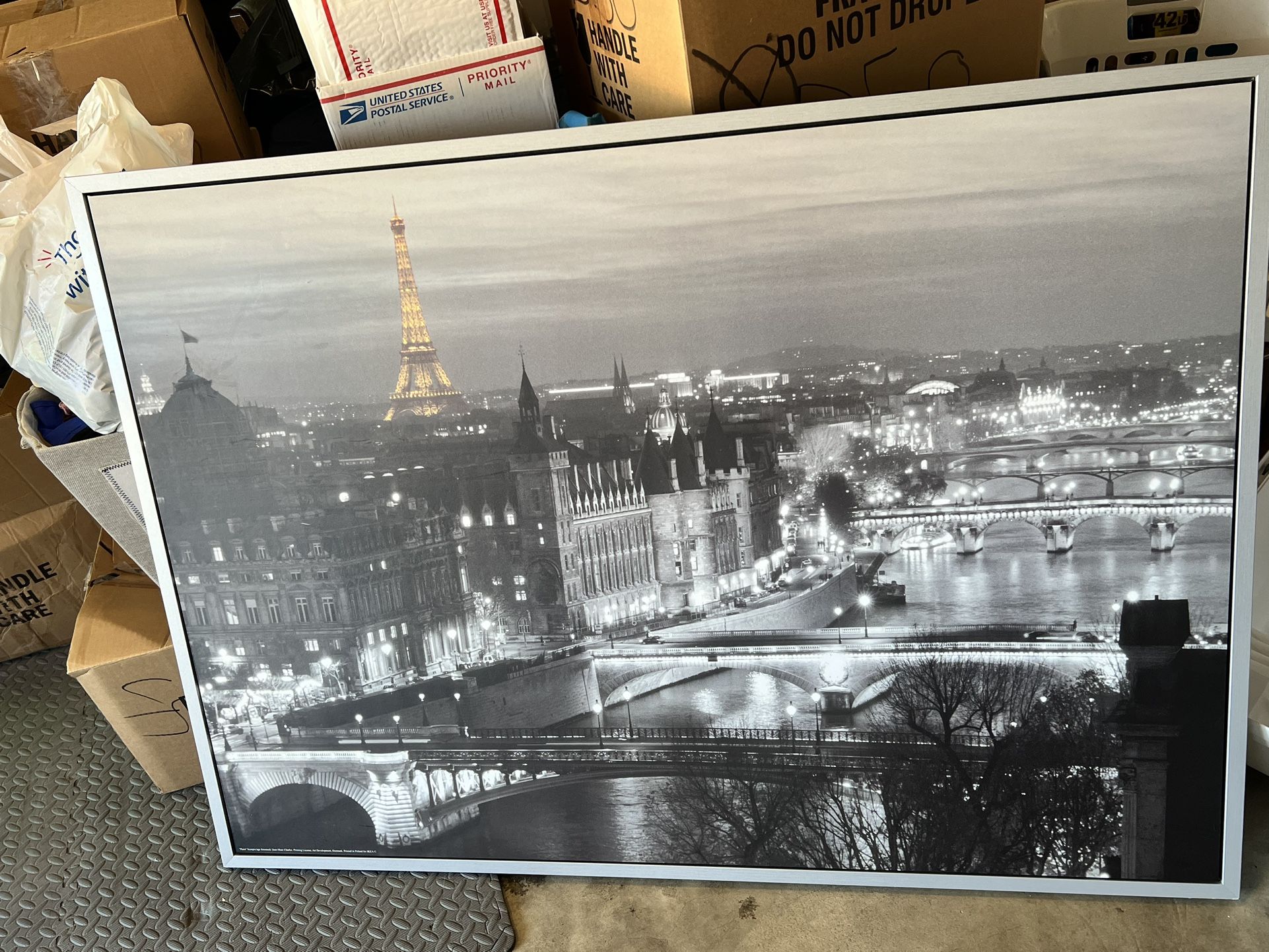 Giant Paris Picture Frame From IKEA 55”x39”