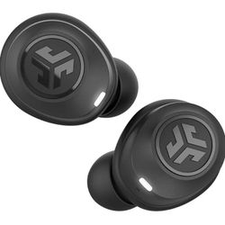 JLab JBuds Air True Wireless Signature Bluetooth Earbuds + Charging Case - Black - IP55 Sweat Resistance - Bluetooth 5.0 Connection - 3 EQ Sound Setti