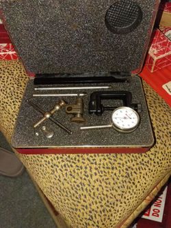 Starrett 196A1Z Universal Back Plunger Dial Indicator, 0.2 in, 0 to 100 Dial Reading, 0.001 in, 1.38 in Dial