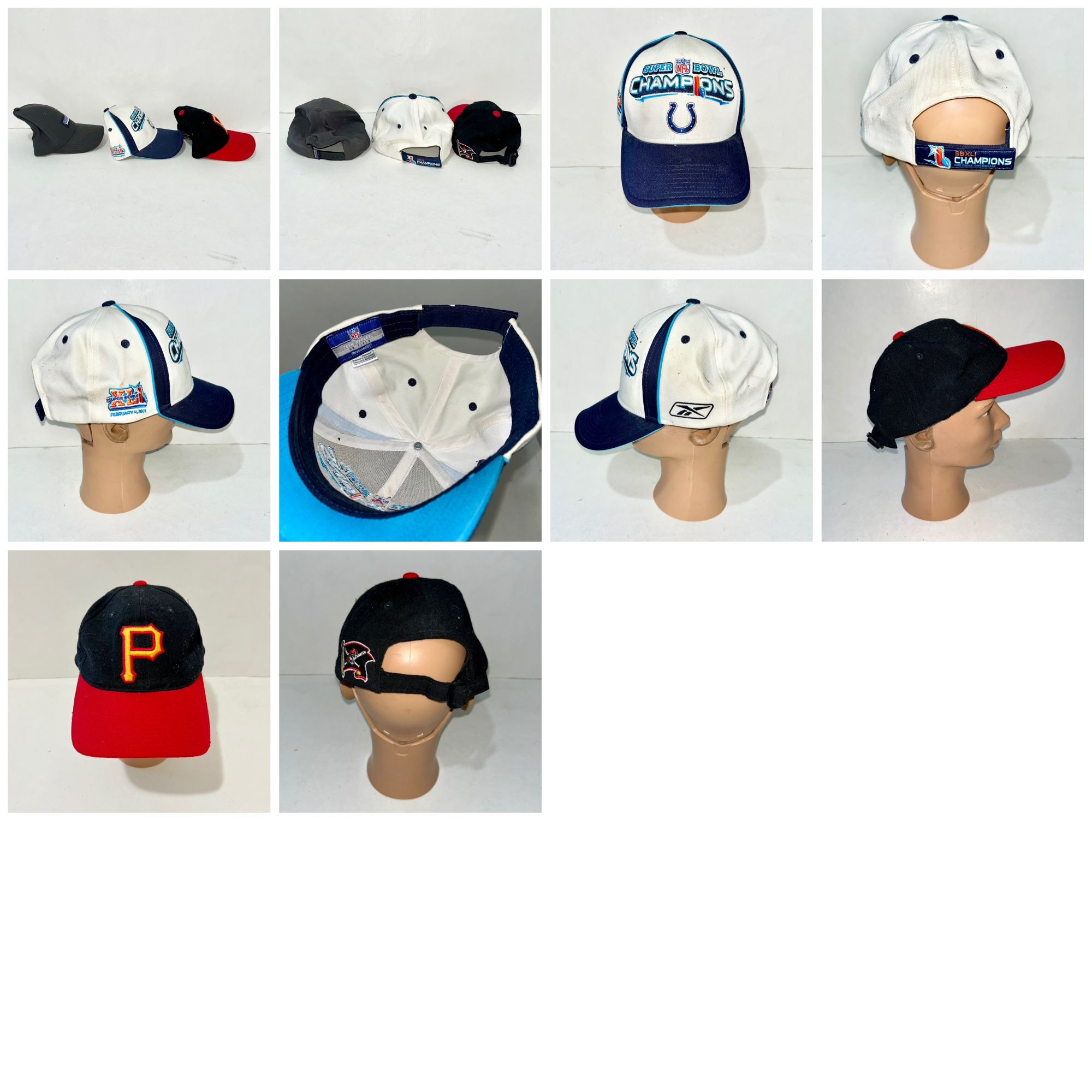 Mens Caps Hats Bundle (8) Preowned good Condition display picture 3