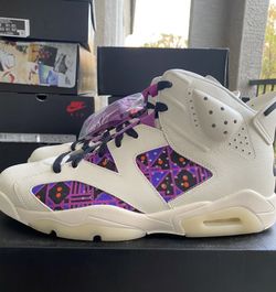 JORDAN 6 sail black team orange