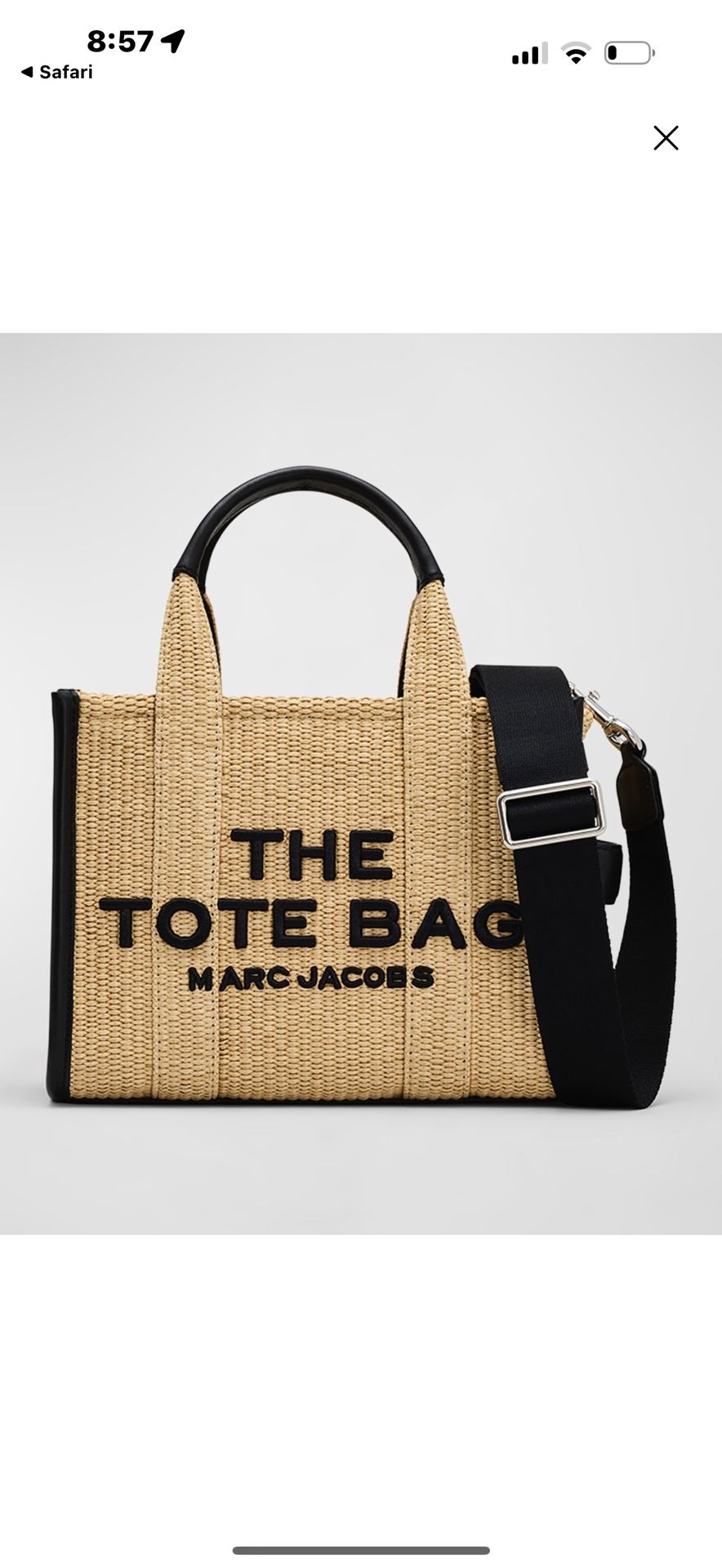 Marc Jacobs  The Woven Medium Tote Bag