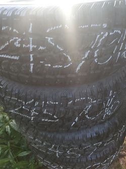 245/70/16 pair of studded snow tires