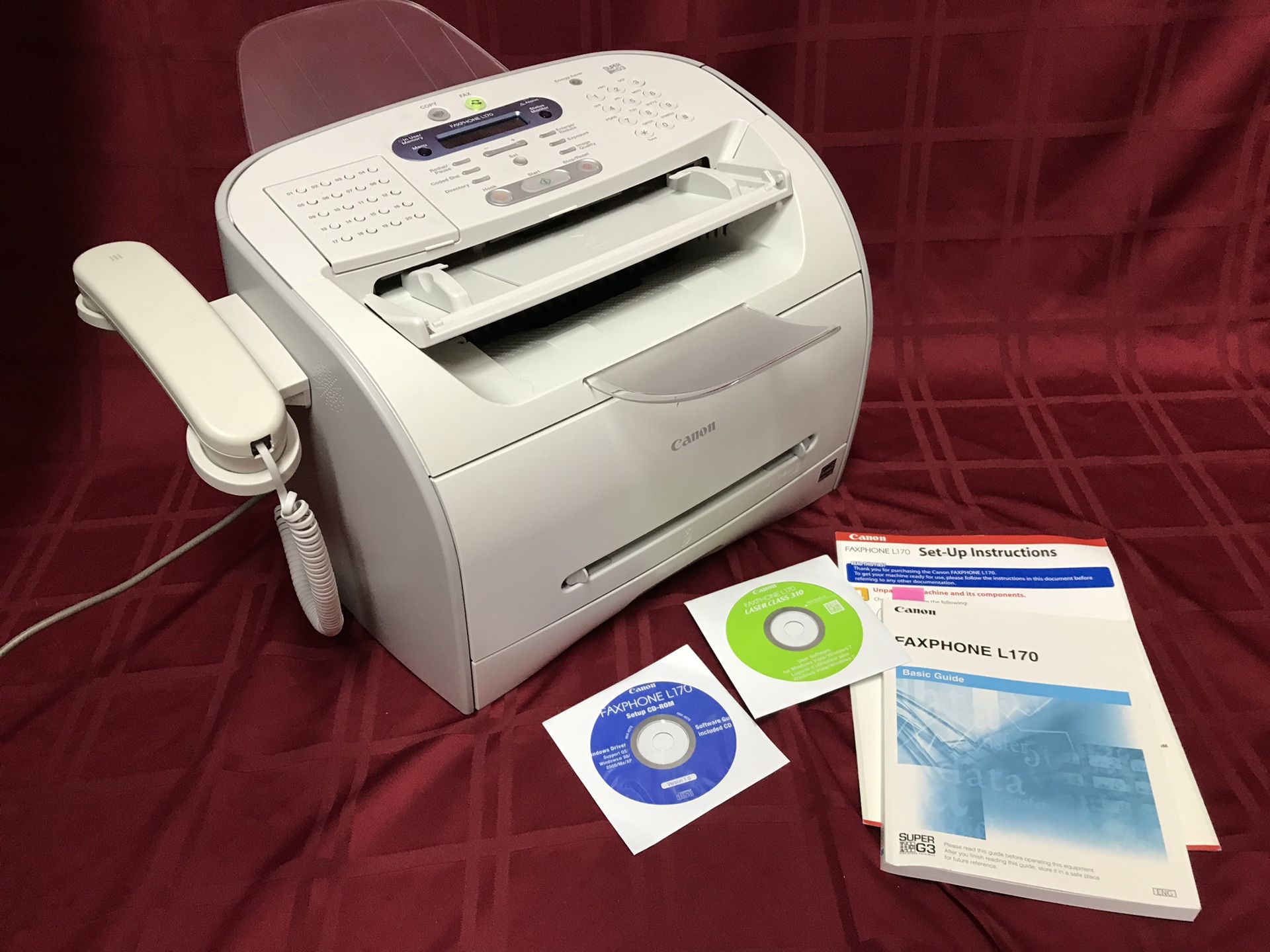 Canon Faxphone L170S Laser Printer Copier Fax All-In-One H12425