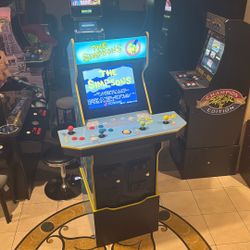 Simpsons 1up! (Classic Arcade Game) With Bowling