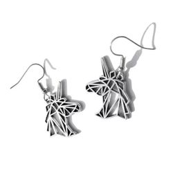 New Women’s Silver Earrings Jewelry Gift 
